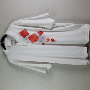 Under Armour | Men's Loose Golf Active Geometric Print Polo Sz 2XL